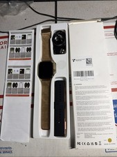 Smartwatch Full Touch Screen Sport Fitness Watch BT Call Digital Wristwatch