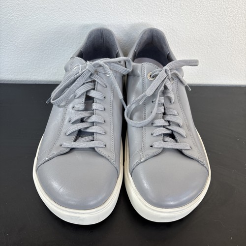 Birkenstock Bend Low Unisex Sneaker Natural Leather Regular Gray Blue L8/39