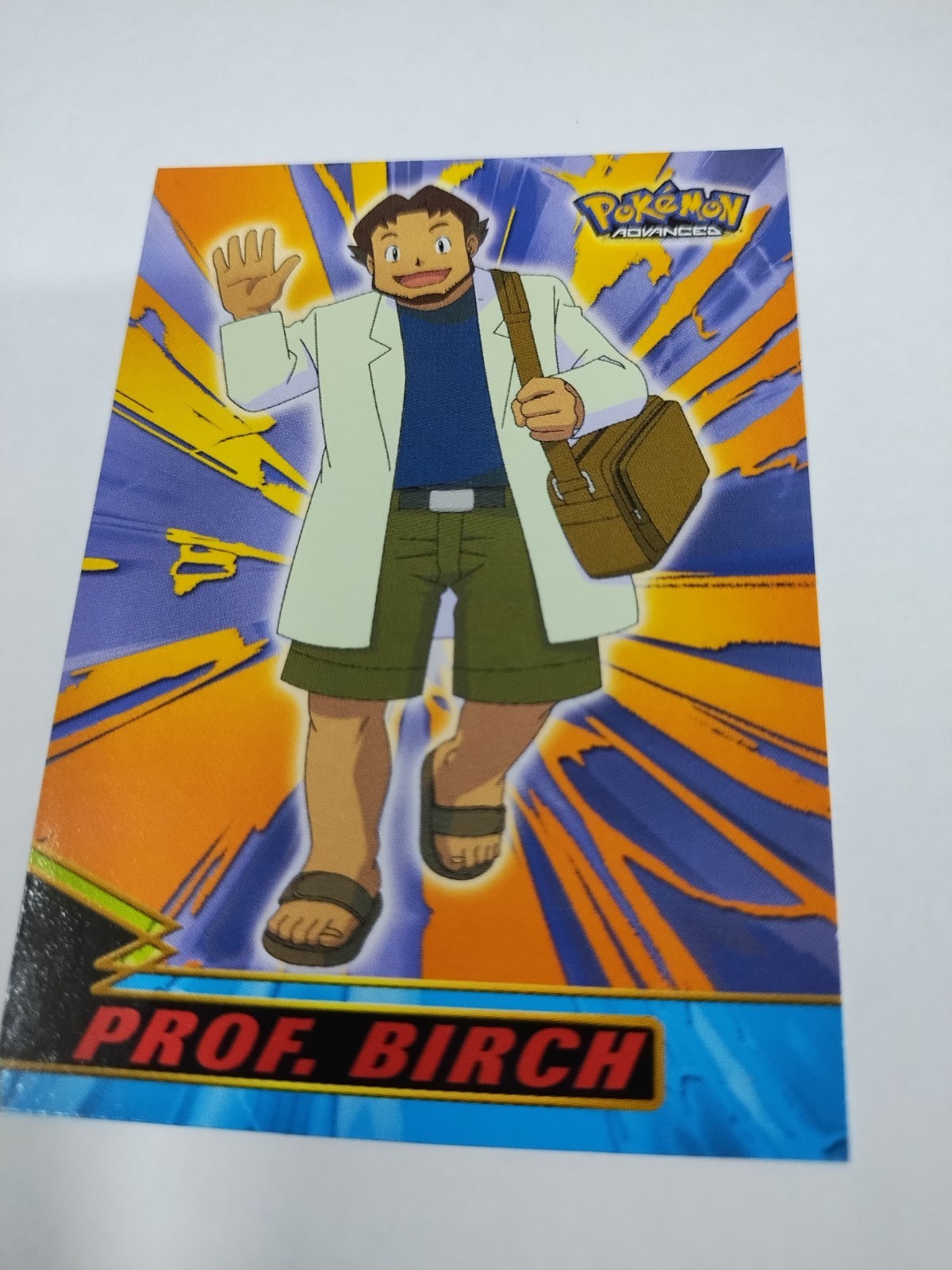 MINT Prof. Birch #3 2003 Topps Pokémon Advanced Pokémon Card Vintage Game
