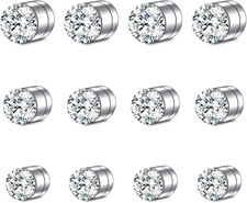 MODRSA Fake Nose Stud Ring - Magnetic, Tiny, Women'S