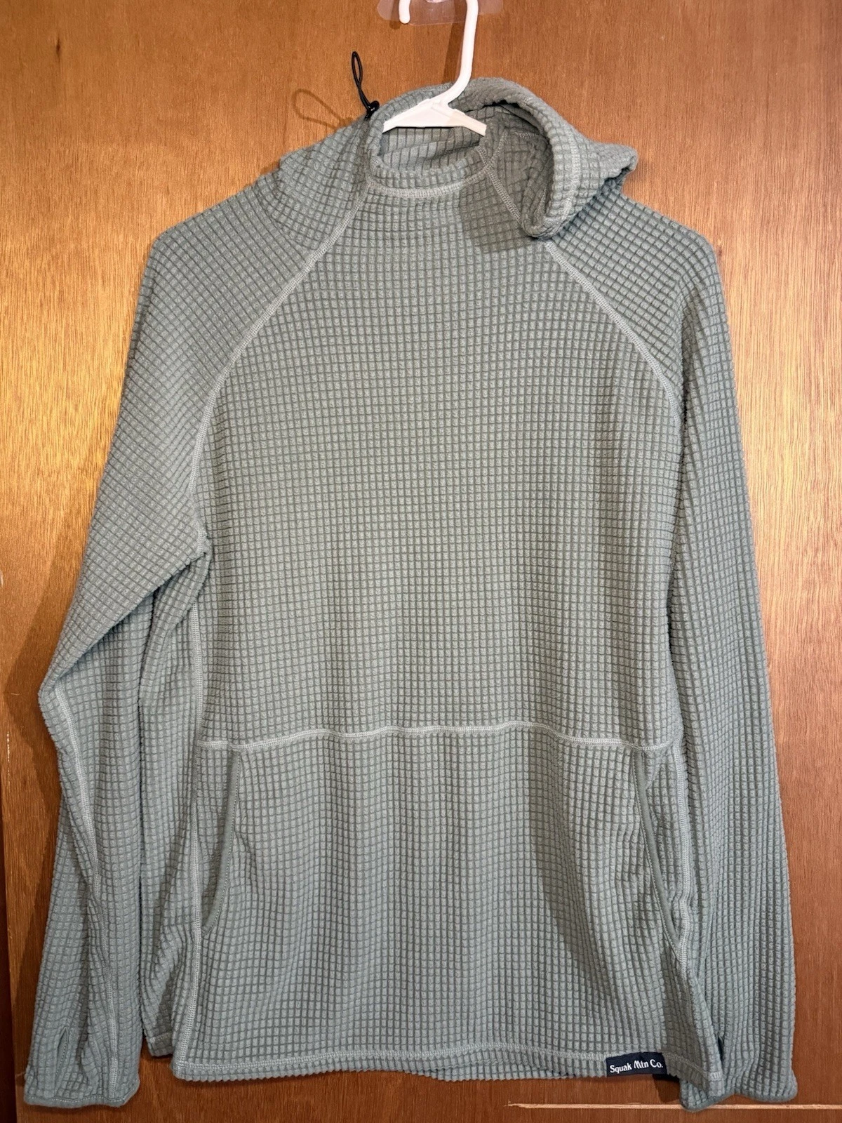Large Squak Mountain Hoodie Men's Fleece Mid-Layer Grid Waffle Green Outdoors
Opens in a new window 
