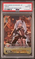 2025 Weiss Schwarz Japanese Azur Lane Vol.2 Janus SP Signature 009 PSA 10