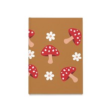 Mushroom Pattern Hardcover Journal for Creative Minds Journaling
