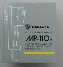 NAGAOKA MP-110H MP Type Stereo Cartridge with Head Shell MP110H Elliptic Needle