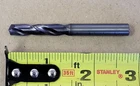 9/32" GUHRING 99-51324 SOLID CARBIDE DRILL RT/100 2 FLUTE 2-13/16" OAL, ITEM C