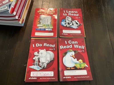 Abeka K5 Basic Phonics Reading Program Lot 13 Readers & My Blend And Word Book