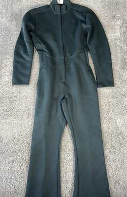 Nike Sportswear Tech Fleece Jumpsuit Size Large Women Seaweed Black HV4095-390