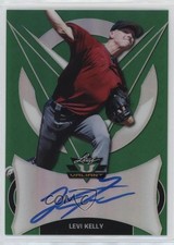 2019 Leaf Valiant Green Prismatic 18/99 Levi Kelly #BA-LK1 Auto 0s3
