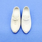 Vintage IDEAL TAMMY Doll Original White Tennis Shoes Sneakers Shoes E5