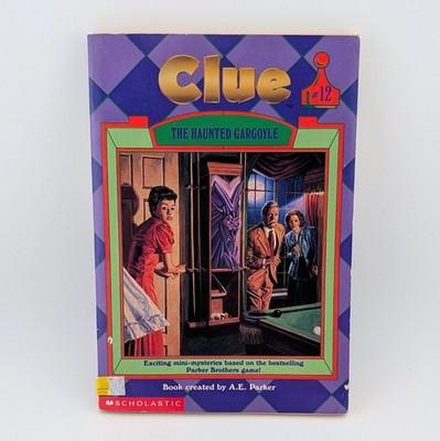 Clue #12 The Haunted Gargoyle by Marie Jacks - 1995 Vintage Game PB