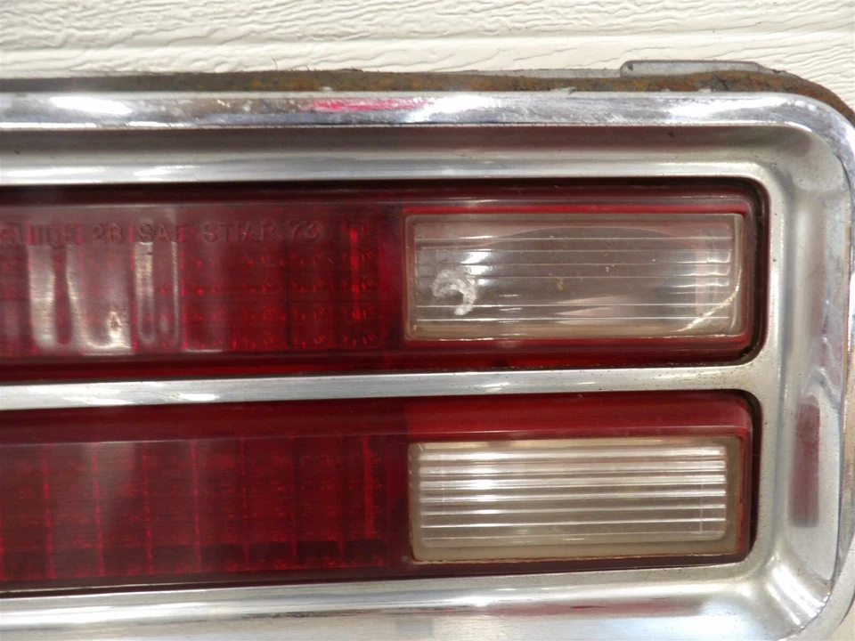 1973 PONTIAC BONNEVILLE CATALINA 2 & 4 PORTAS LH CONJUNTO DE LANTERNA TRASEIRA PARA MOTORISTA - Imagem 4 de 4