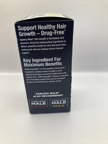 Ageless Male Hair Growth 42 Softgels Exp 6.2025 - Picture 4 of 5