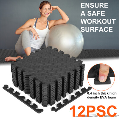 EXTRA THICK GYM FLOORING INTERLOCKING FLOOR MATS