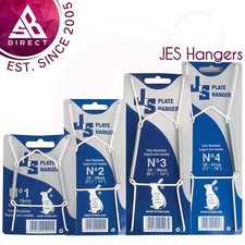 JES Wire Plate Hanger Holder Wall Display Hanging Art Décor│Sizes No. 1/ 2/ 3/ 4
