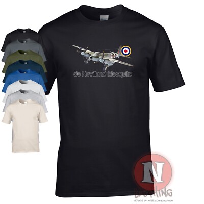 de Havilland Moskito T-Shirt Mehrrollenjäger RAF Flugzeug 2. Weltkrieg