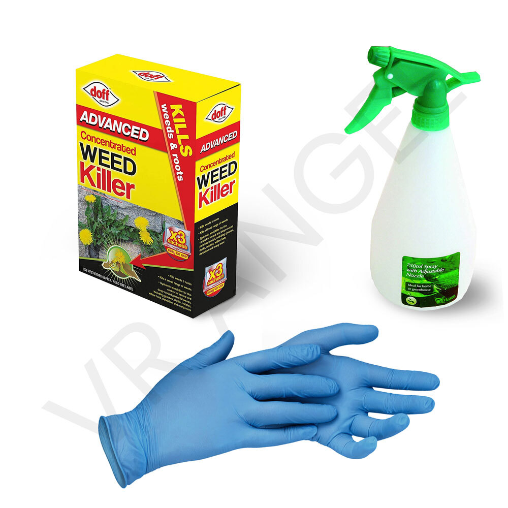 Extra Strong Weedkiller Doff Advanced Concentrated Weed & Roots Killer ...