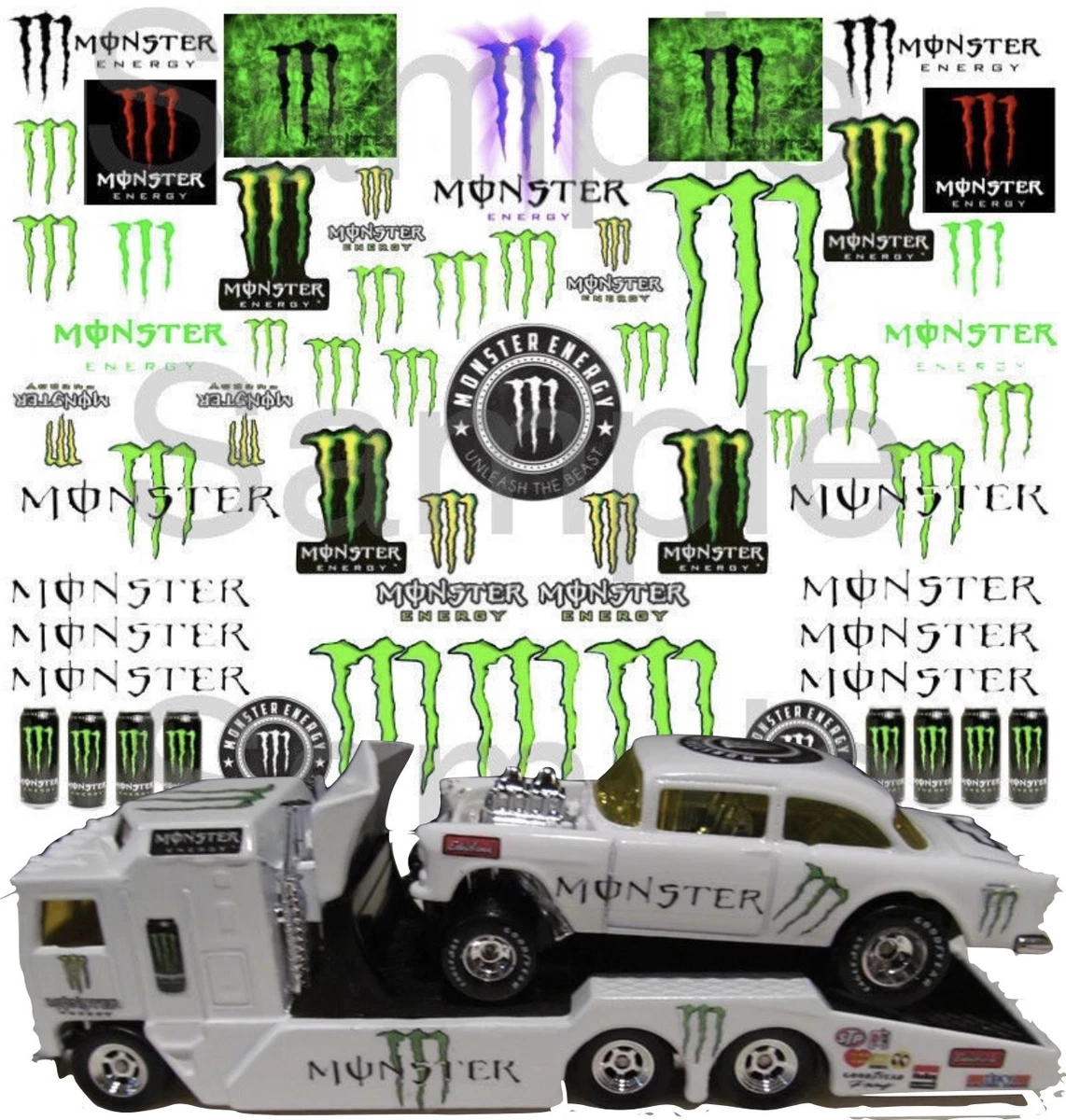 Monster Energy Car Decals