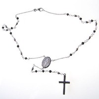 Hallmarked Silver Rosary Beads. A Super Silver Christening Or Baptism Gift Hallmarked Silver Rosary Beads. A Super Silver Christening Or Baptism Gift