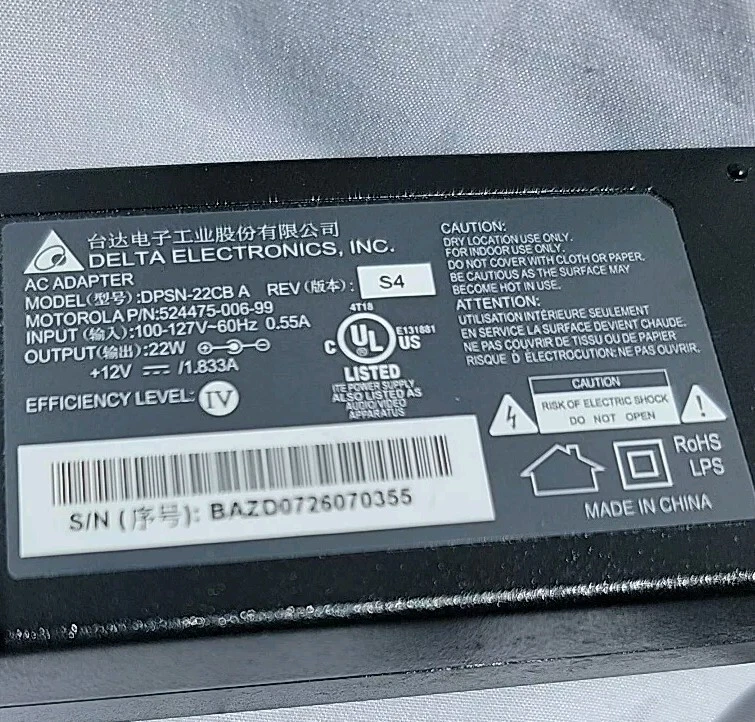 Adaptador de CA Delta Electronics DPSN-22CB - Portátil 22W 12V Foto 2 de 2