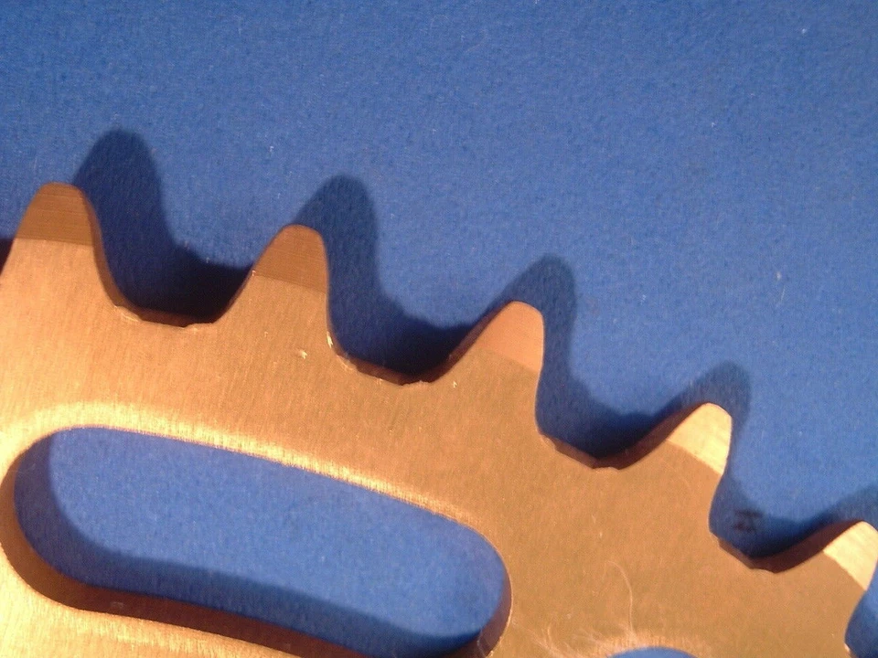 Shimano BMX / SS 41Tx130BCD Gold Chainring-NEW / NOS Vintage 1983- W-Cut Teeth - Image 3 of 4