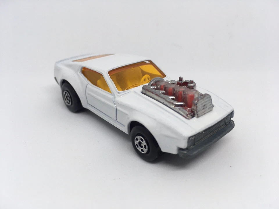 Matchbox Lesney Phantom PRE PRODUCTION Mustang Piston Popper In WHITE - Image 2 of 4