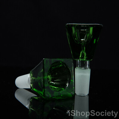 2.5'' Pyramid Slide Bowl 14mm Water Pipe Hookah Head Piece Thick Bowl GR