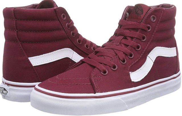 vans skate hi maroon