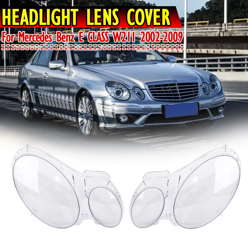 Scheinwerferglas Für Mercedes W211 E-Klasse - Ersatzabdeckung Für E350 E300 E200 2002-2008