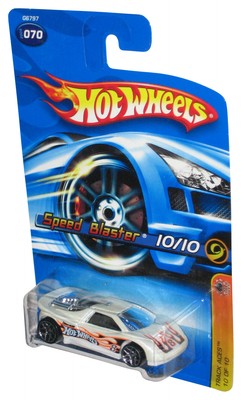 Hot Wheels Track Aces 10/10 (2005) Weiß Speed Blaster Spielzeug Auto #070