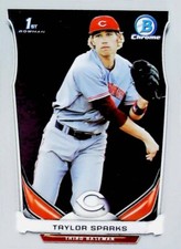 2014 Bowman Chrome CDP55 TAYLOR SPARKS Prospect Rookie Card Cincinnati Reds