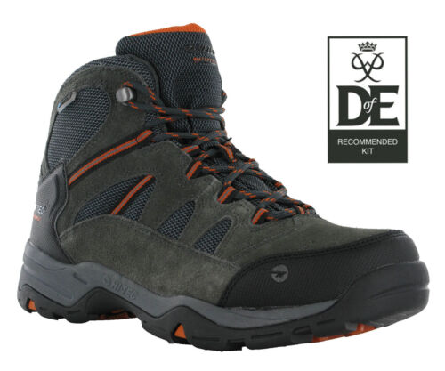 Hi-Tec Mens Walking Boots Bandera II Wide Waterproof Leather Lace Hiking Trail - Picture 1 of 1