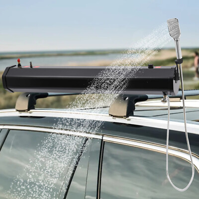 Pressurized Water Tank 8 Gallon Storage Camping Shower For Vehicles Trucks SUV
