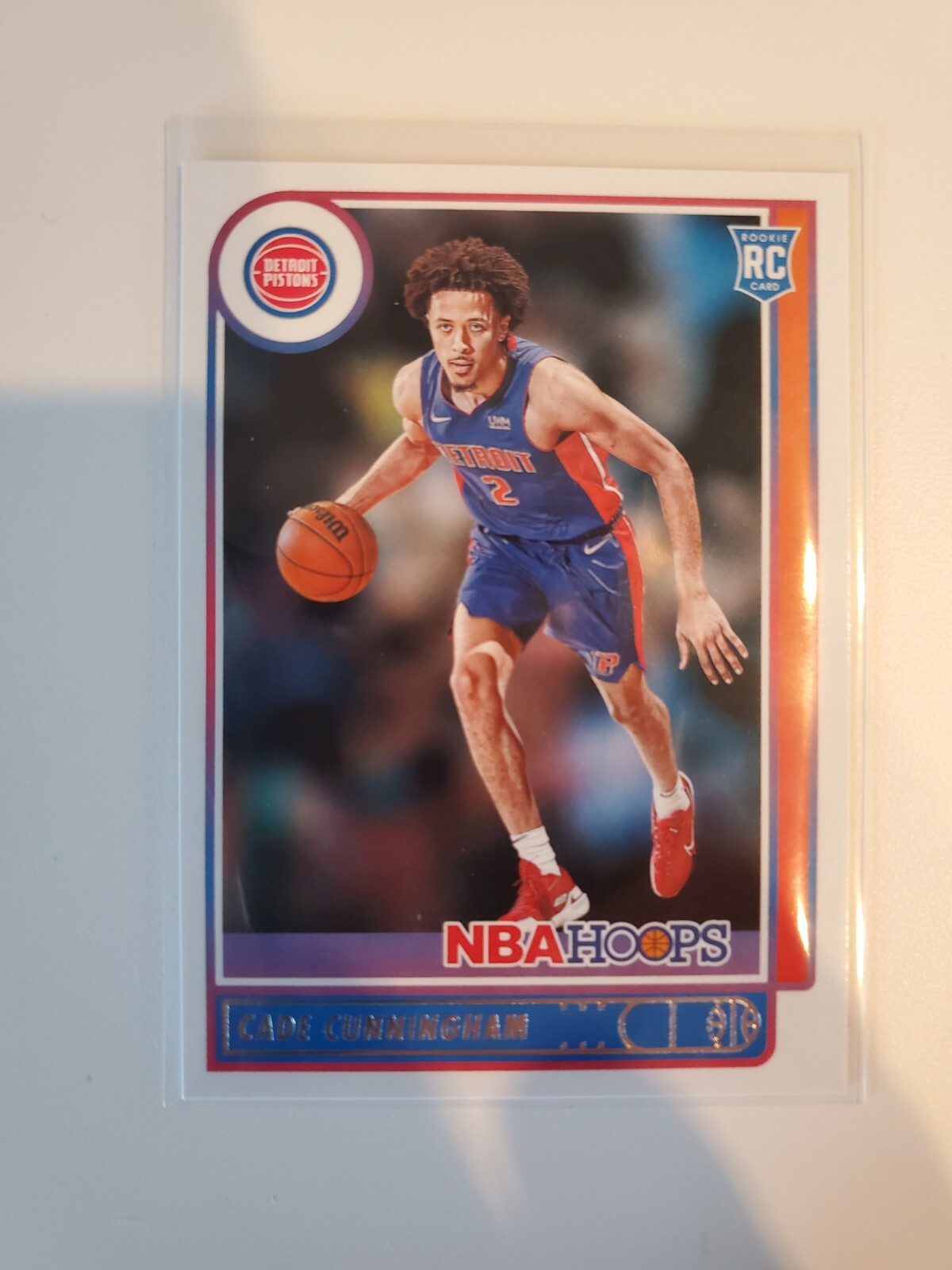 Cade Cunningham 2021-22 Panini NBA Hoops RC Base #201 Pistons