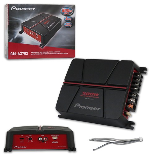 Pioneer GMA3702 Class AB 2channel Car Audio Bridgeable Amp Amplifier