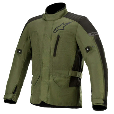 Alpinestars Men's Gravity Drystar Forest Green Textile Motorcycle Jacket New