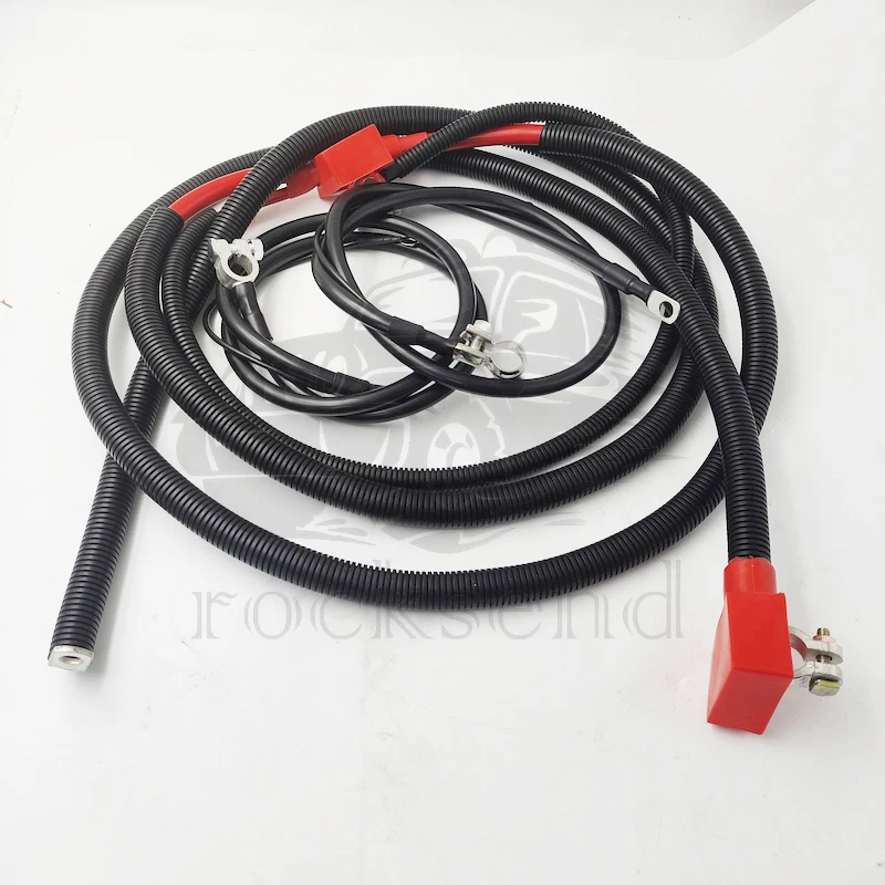 Se adapta a Ford 1994-97 7,3 L Powerstroke batería negativo y positivo kit de cable de arranque Foto 4 de 4