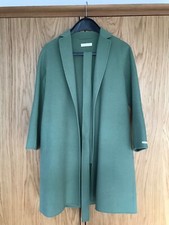 Bnwot 's Max Mara Wrap Wrap Coat, Olive Green, Uk8, It40