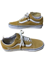 Vans Men's Old Skool Sneakers in Golden Yellow Skateboarding Shoes SZ 6.5
