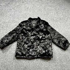 Vintage Alaskan Couture Real Fur Coat Jacket Black Kansas City Old Money Glam