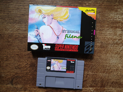 SNES SUPER FAMICOM - EWIGE FILENA #RPG USA NTSC BXD ENGLISCHE ÜBERSETZUNG