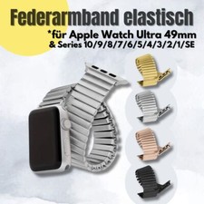 Bracciale In Metallo Elastico Per Apple Watch ✅ Ultra SE 10/9/8/7/6/5/4