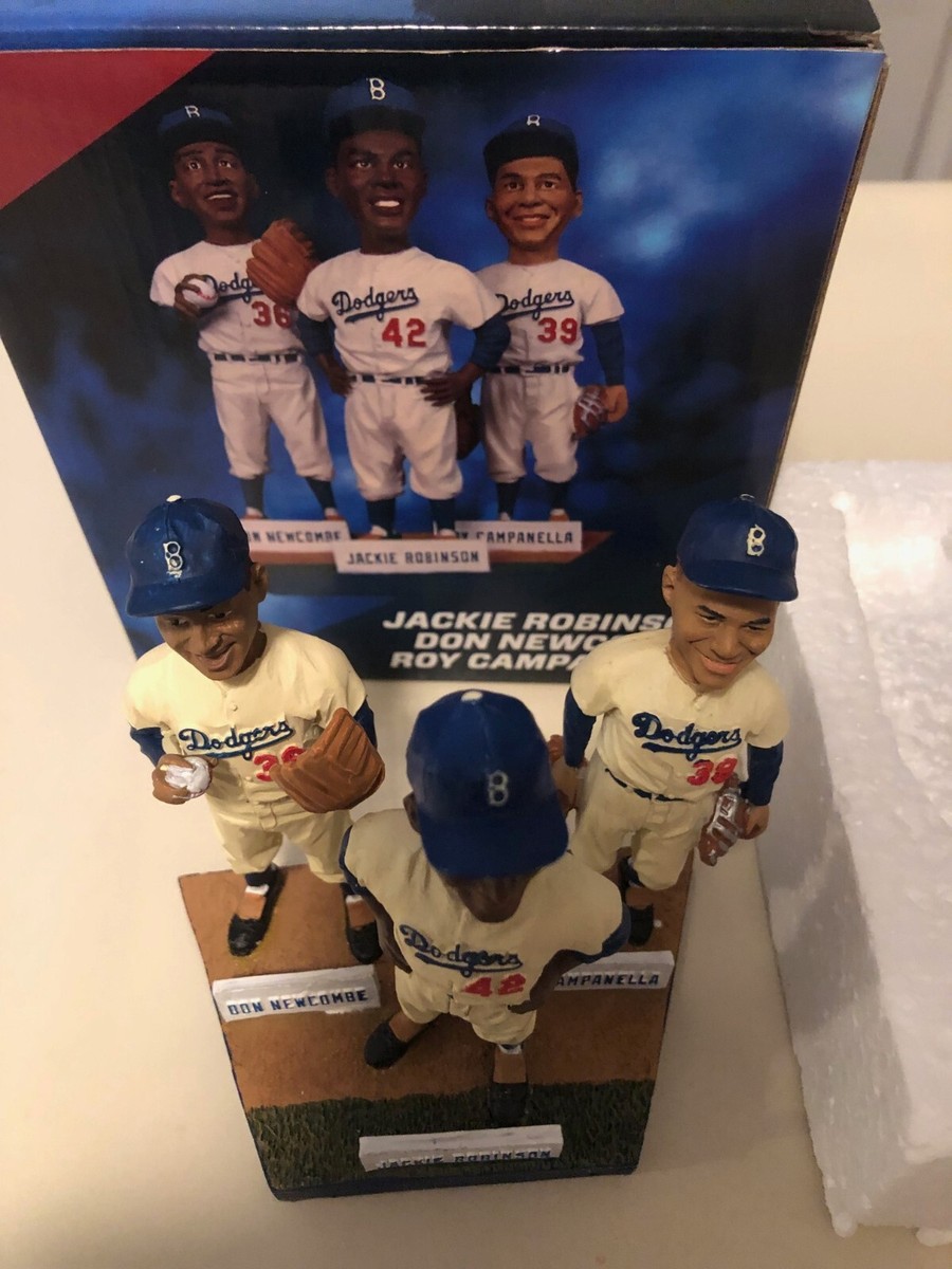 2013 Jackie Robinson Don Newcombe Roy Campanella Statue