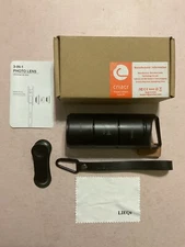 NEW! 3-in-1 CRIACR Universal Clip On Cell Phone Camera Lens Kit - New in Box