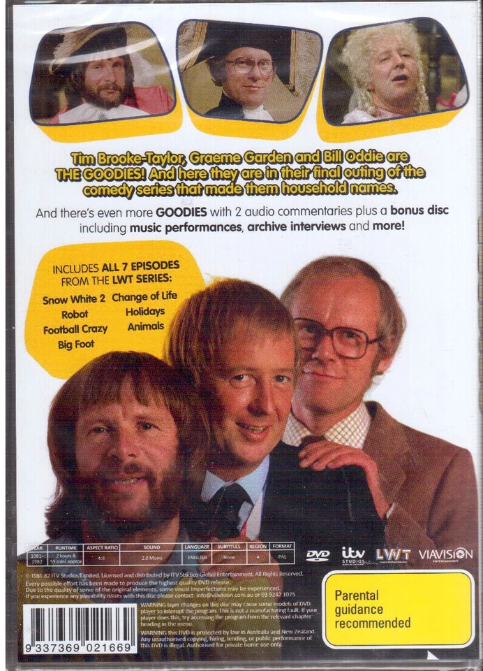 The Goodies The Complete LWT Series DVD NEW Region 4 Graeme Garden Bill Oddie - image 2 of 2