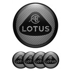 <!--F#f_0-->4 pcs Silicone Sticker for Wheel Center Hub Cap LOTUS, Dome Emblem Logo<!--F/-->