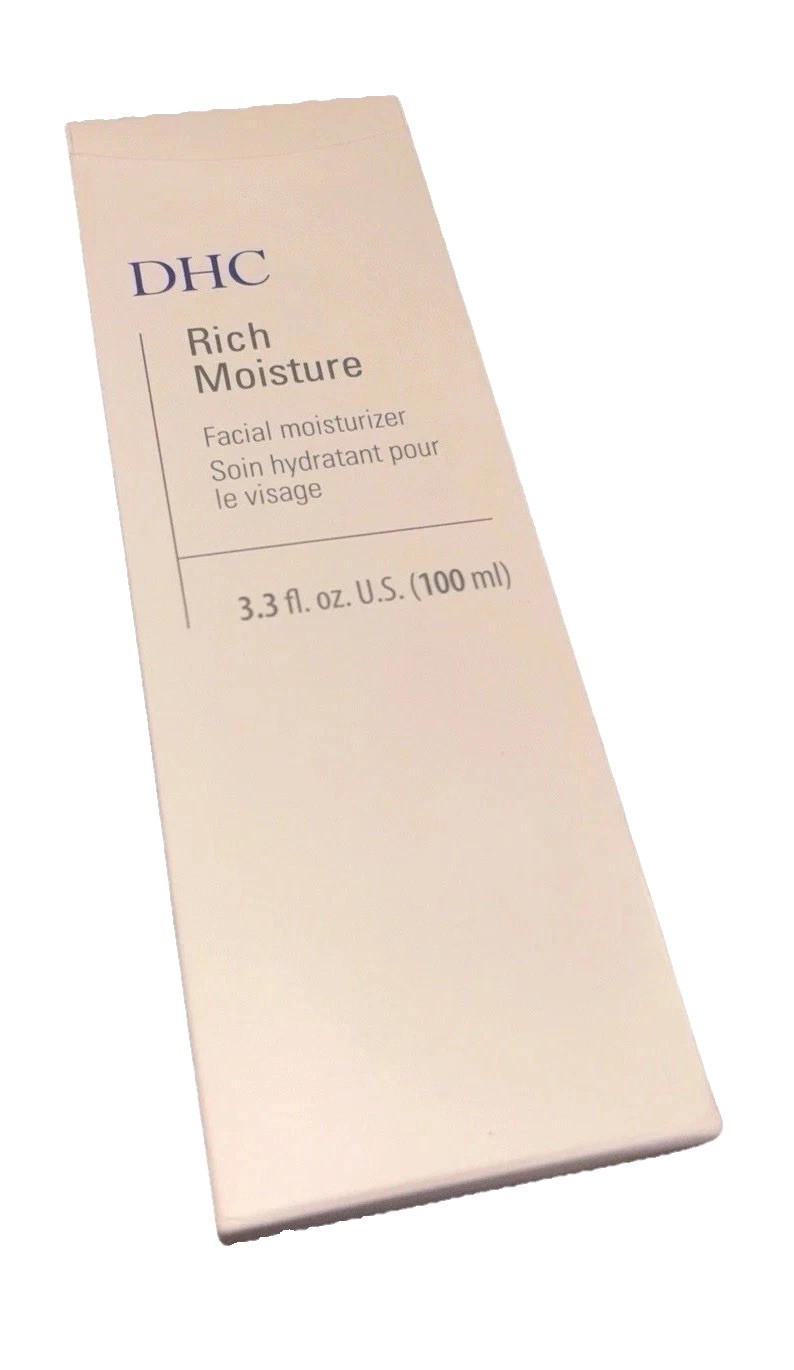 DHC Rich Moisture Facial Moisturiser 3.3 fl. oz 100ml Sealed Uk Seller Free pp