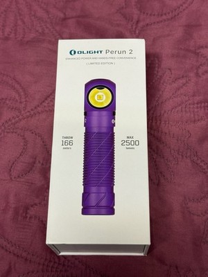 Olight Perun 2 LIMITED EDITION Lila Violet LED Taschenlampe UNBENUTZ OVP