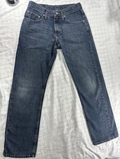 Lee Boys Jeans Size 16 Regular Adjustable Waist Straight Leg Blue Denim