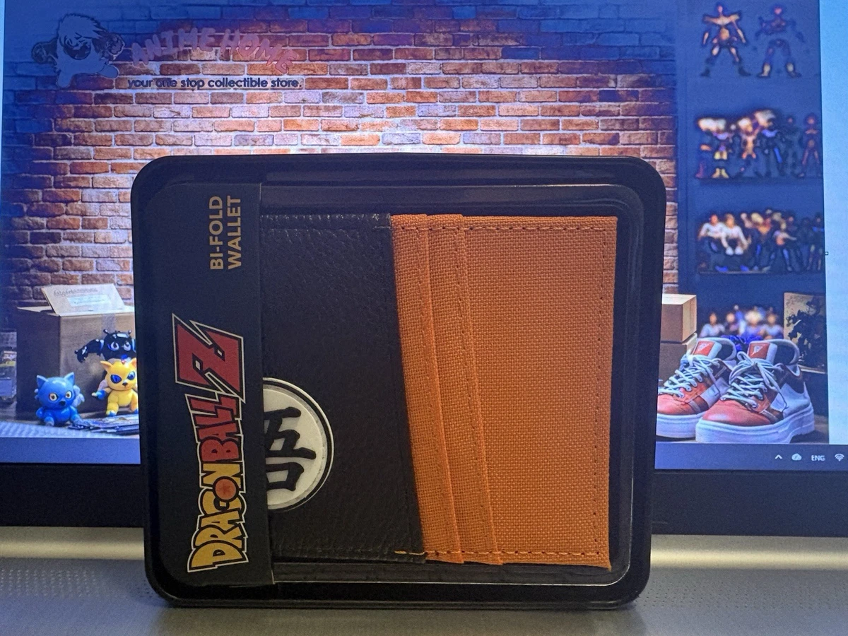 Cartera de Toei Dragonball Z Goku Red Metal Badge Negro
