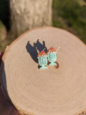 Sundae Earrings Stud Earrings Ice Cream Earrings Ice Cream Jewelry Cute De